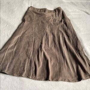 East 5th A-Line Brown Skirt